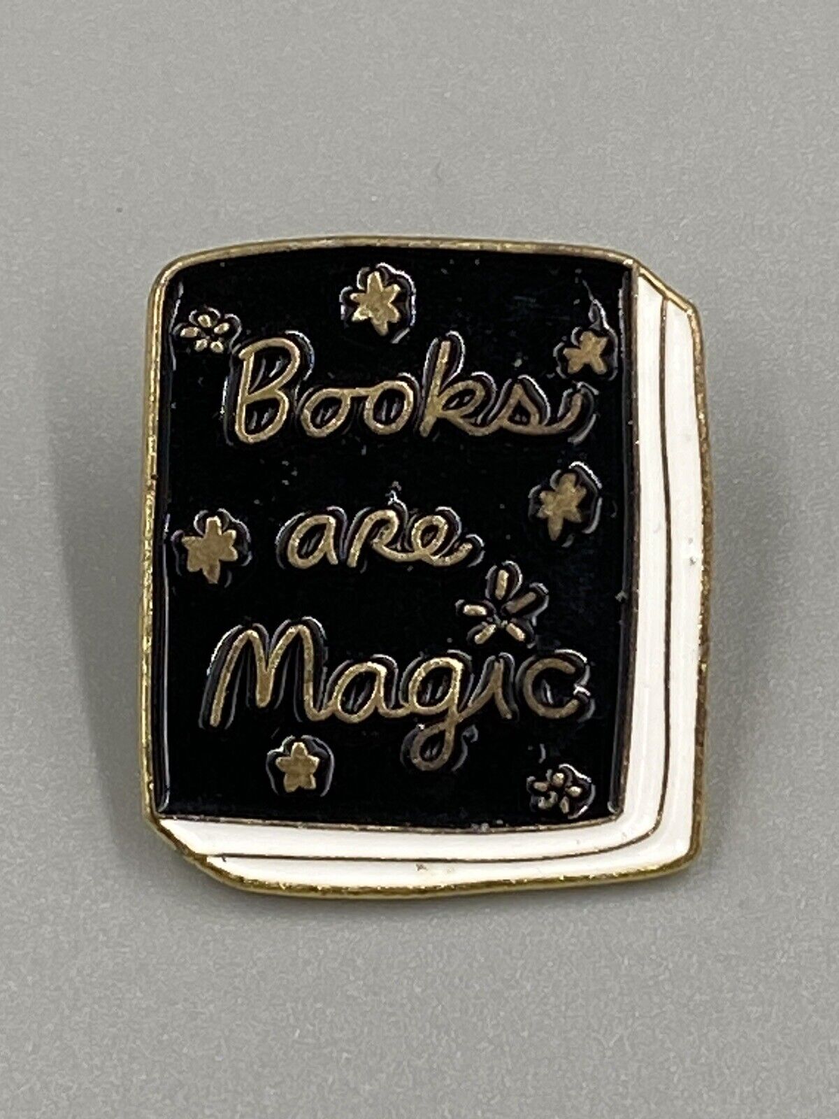 Books are Magic Lapel Backpack Vest Pin 1”