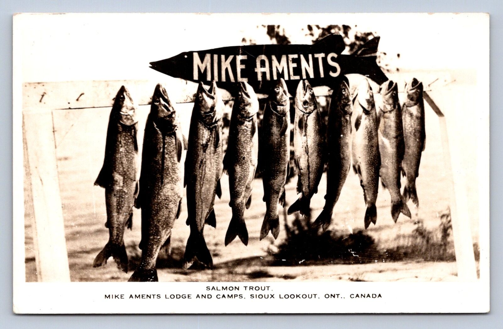 J88/ Sioux Lookout Ontario Canada RPPC Postcard c1940s Mike Aments 496