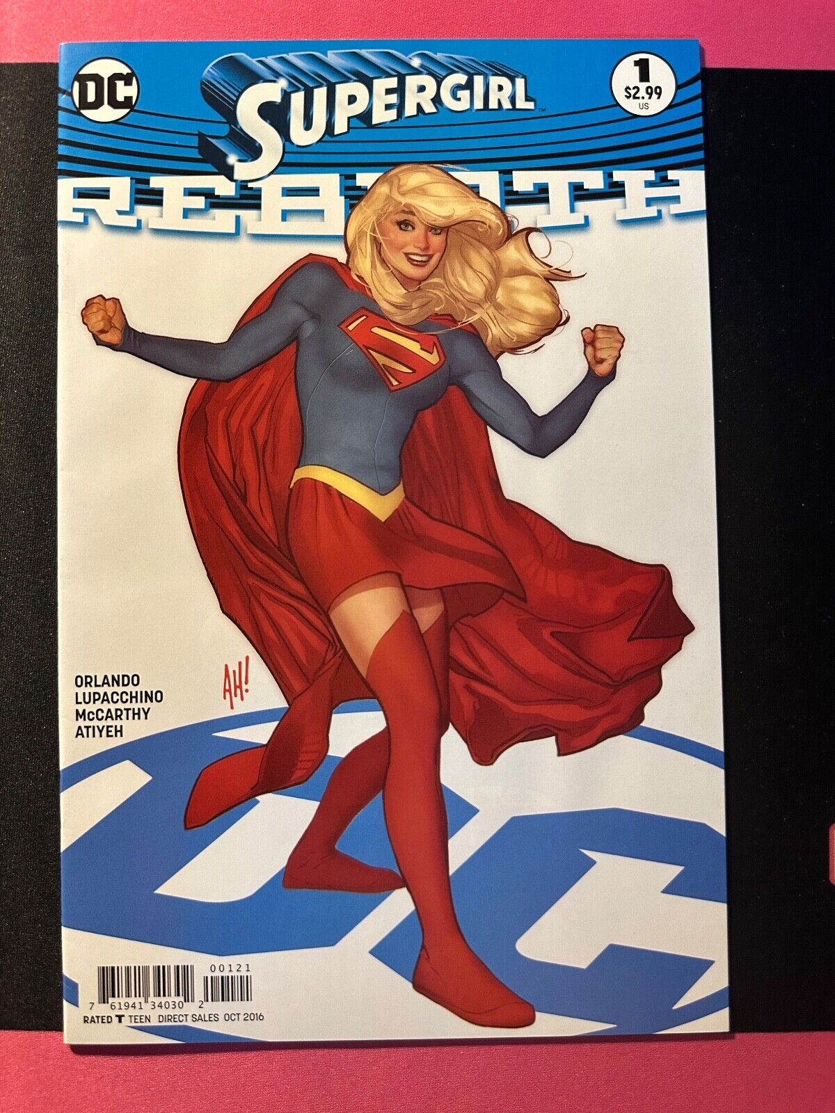 Supergirl Rebirth #1 Adam Hughes Variant DC Comics 2016