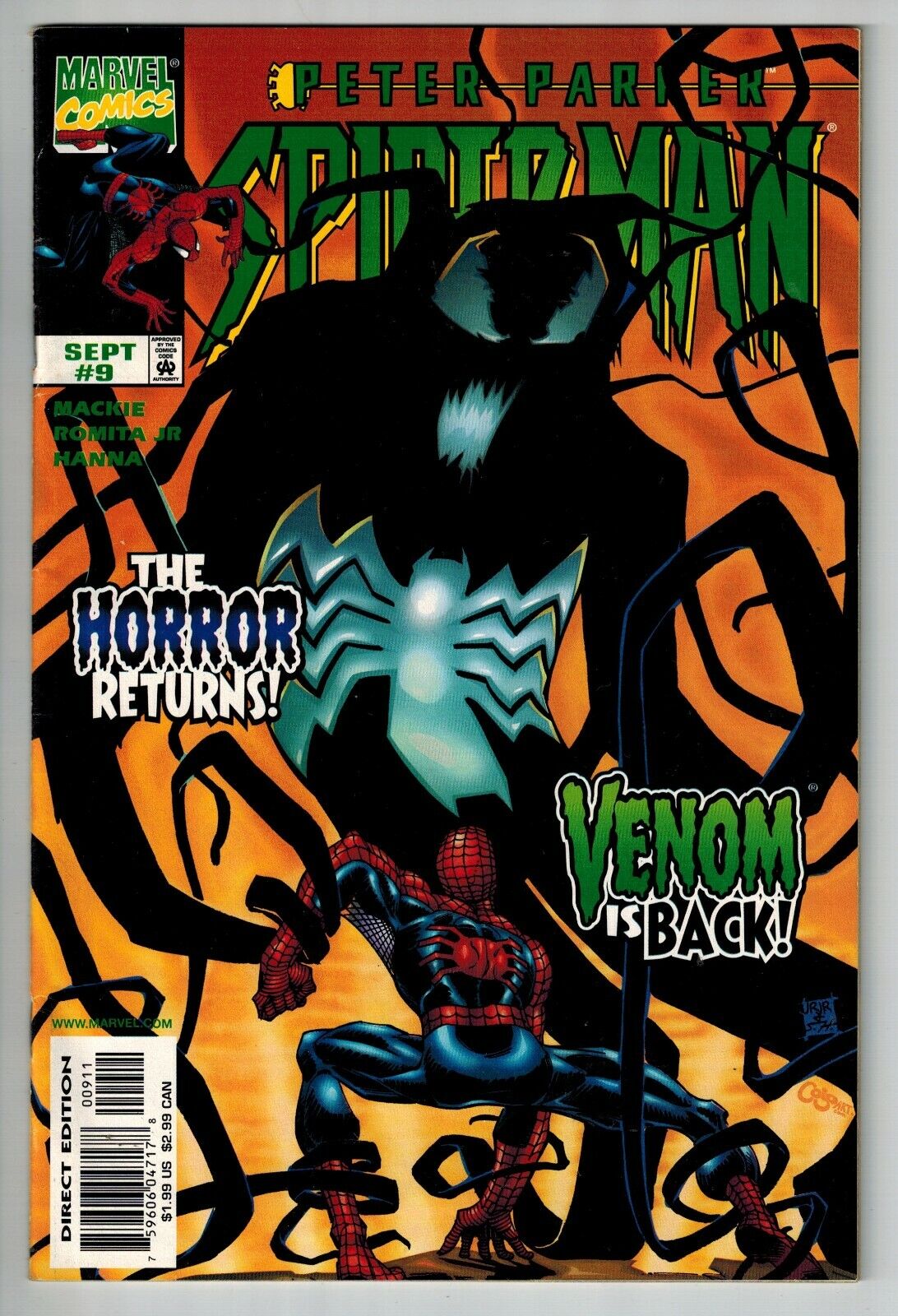 Peter Parker Spider-Man 9 &10 - Venom is back The Horror returns