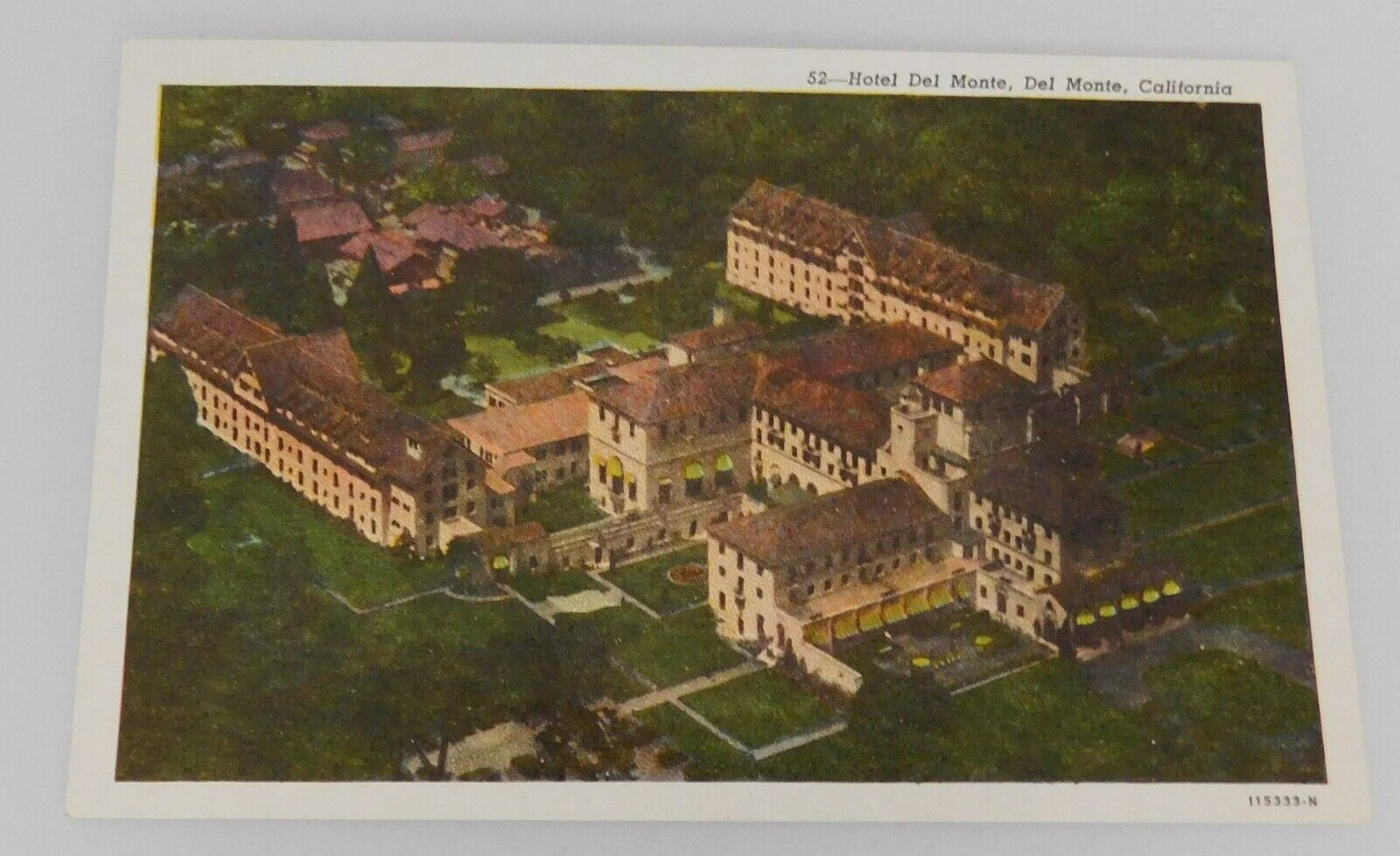 Hotel Del Monte, Del Monte, California  Vintage Postcard