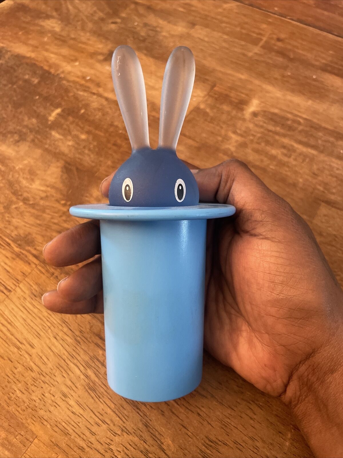 Alessi Toothpick Holder Magic Bunny Blue