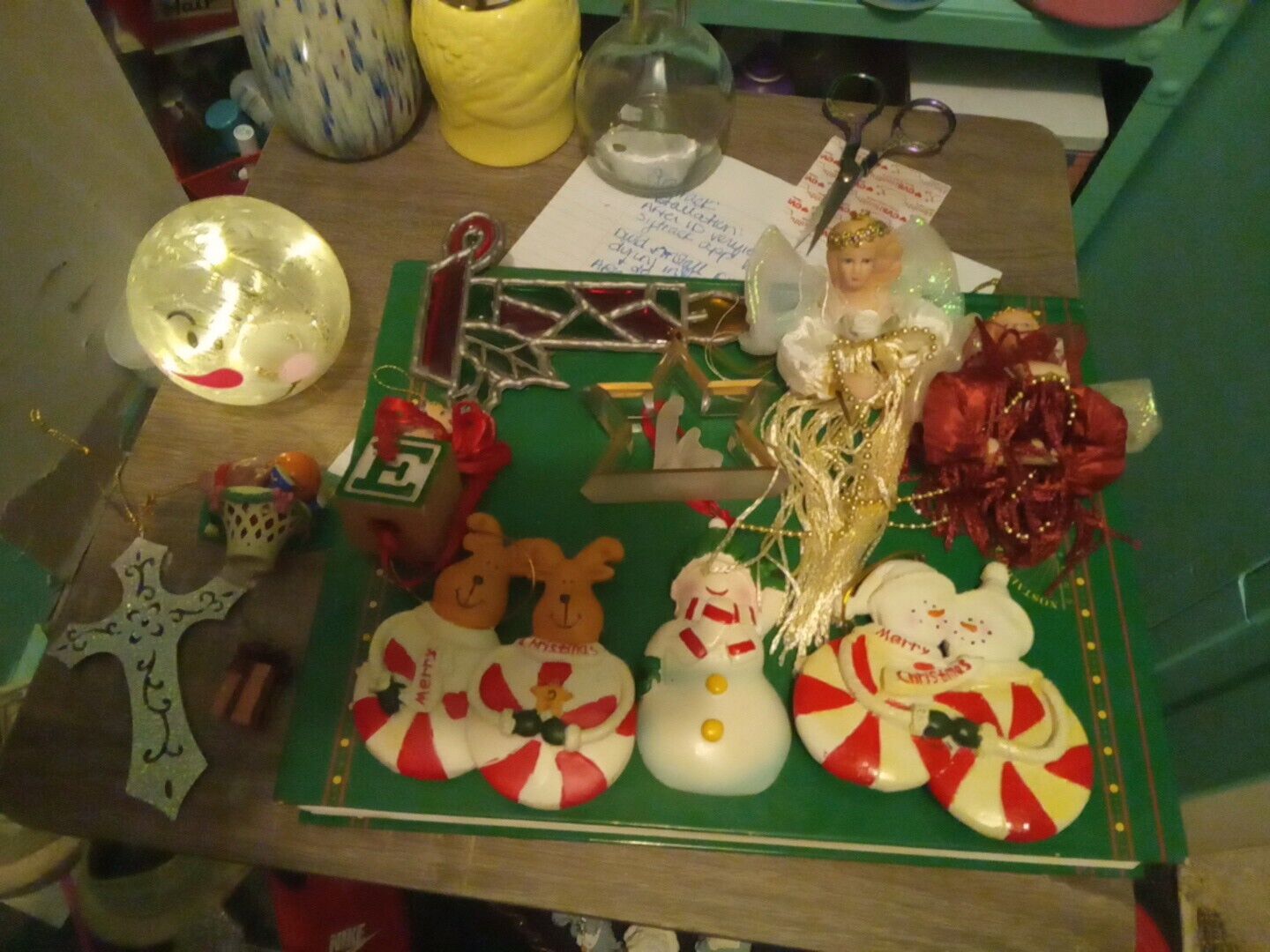 Lot Of 12 Vintage Christmas Ornaments