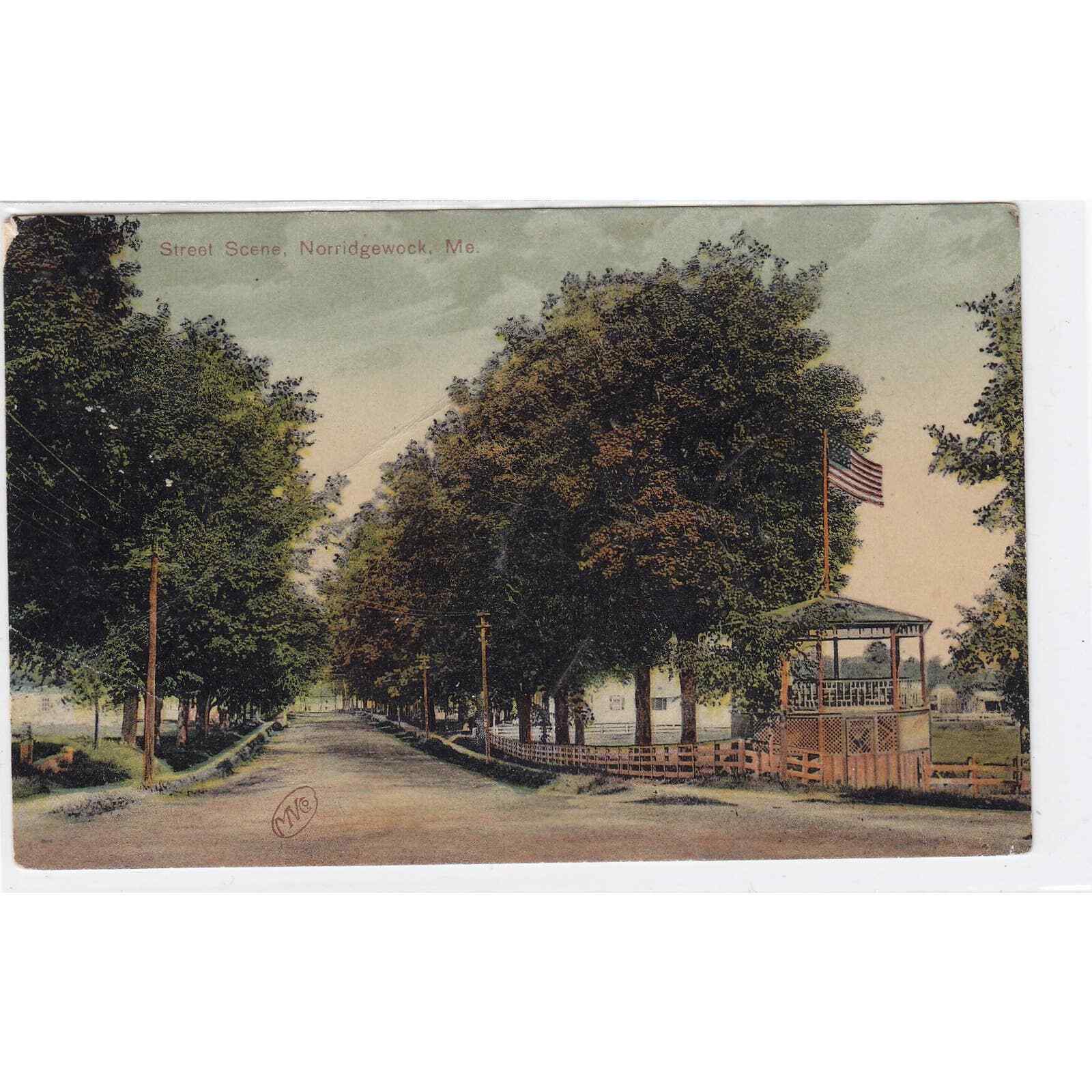 Street Scene - Norridgewock,Maine 1907