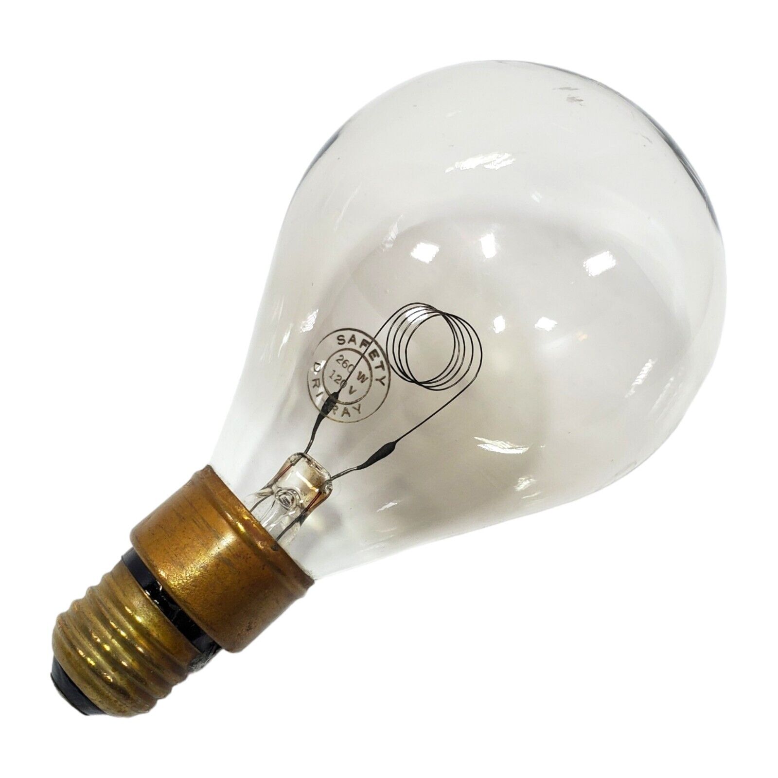 Vintage Safety Dri-Ray 260 Watt 120V Large Light Bulb Industrial Science