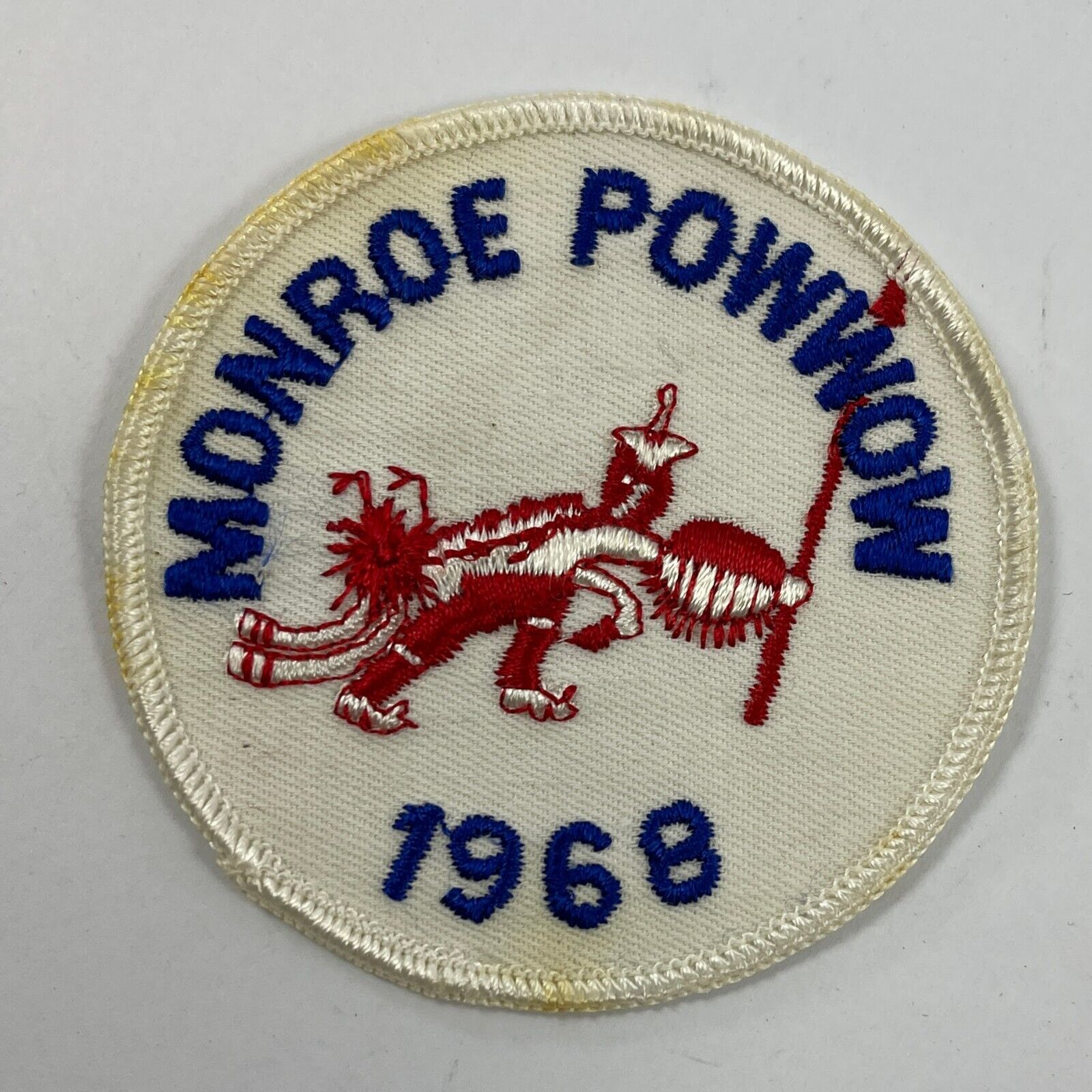 The Monroe Powwow BSA Boy Scouts 1968 Embroidered Patch