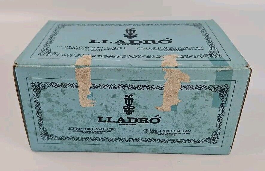 Lladro 5091 Playful Cat Retired - Original Box ONLY 