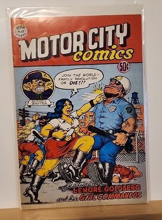 Motor City Comics #1 Underground Comix - Rip Off Press - 1969 - R. Crumb - RARE