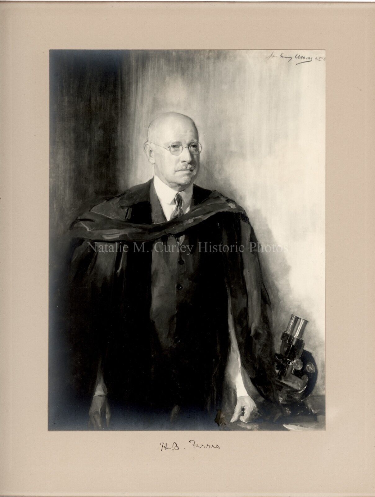 1930s Harry Burr Ferris Yale Medical Anatomy Professor Portrait Photo