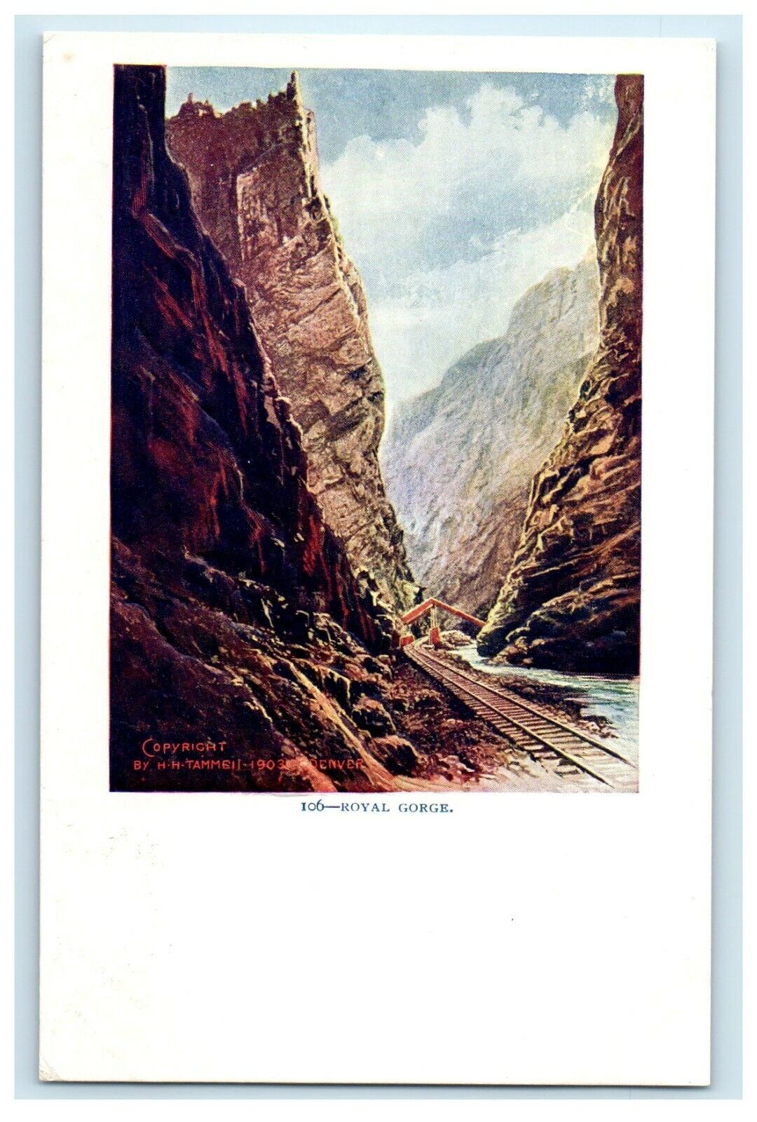 c1905 Royal George H.H. Tammell 1903 Denver Colorado CO Antique Postcard