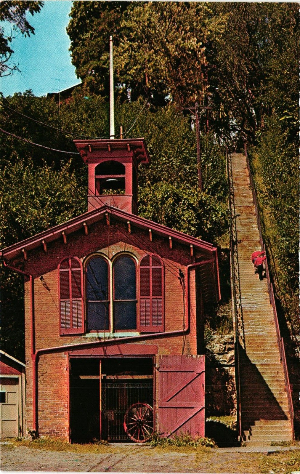 Vintage Postcard - Firehouse No. 1 Building Galena Illinois Unposted C1950