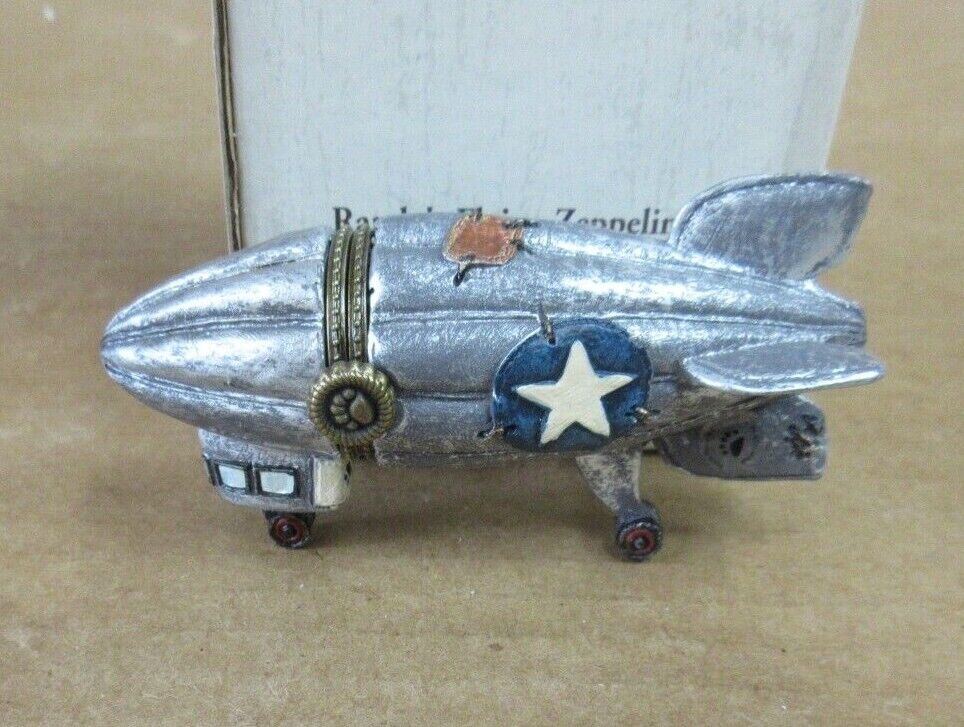 Boyds Bears Randy\'s Flying Zeppelin with Skyler McNibble 4022176 Treasure Box 