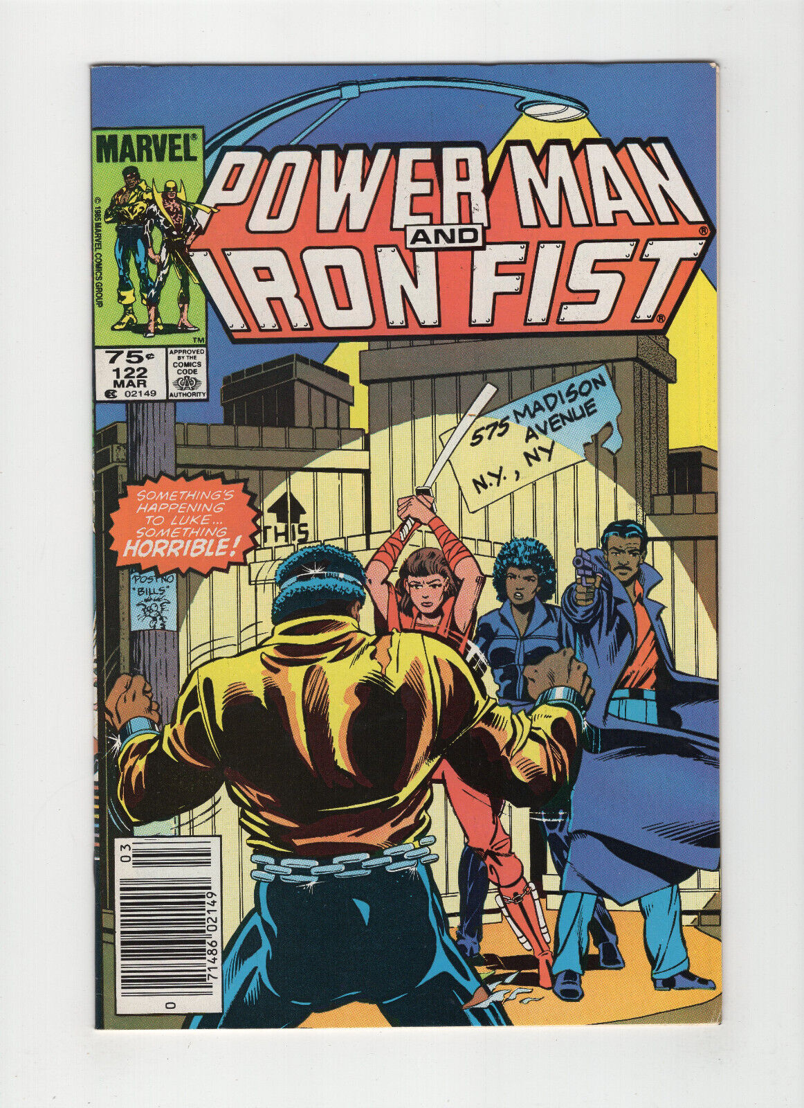 Power Man and Iron Fist #122 (1986, Marvel) Newsstand
