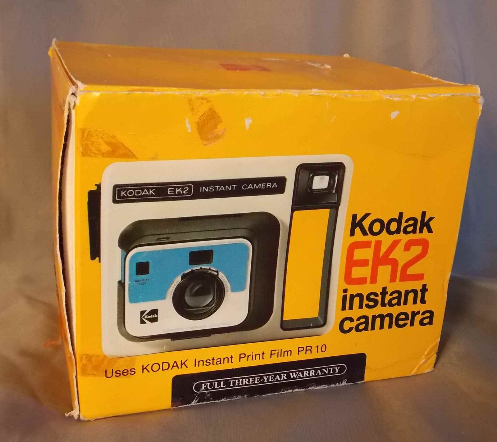 Kodak EK2 Instant Camera Untested AS-IS Uses PR 10 Film