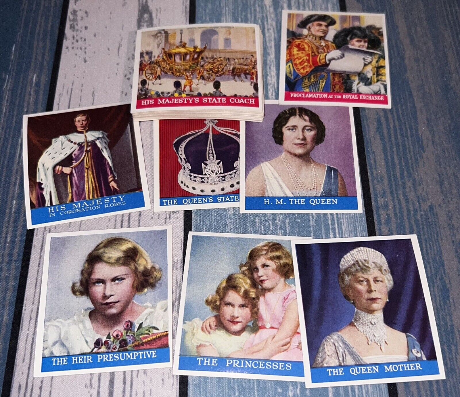 1937 GODFREY PHILLIPS CIGARETTES CORONATION OF THEIR MAJESTIES COMPLETE SET A