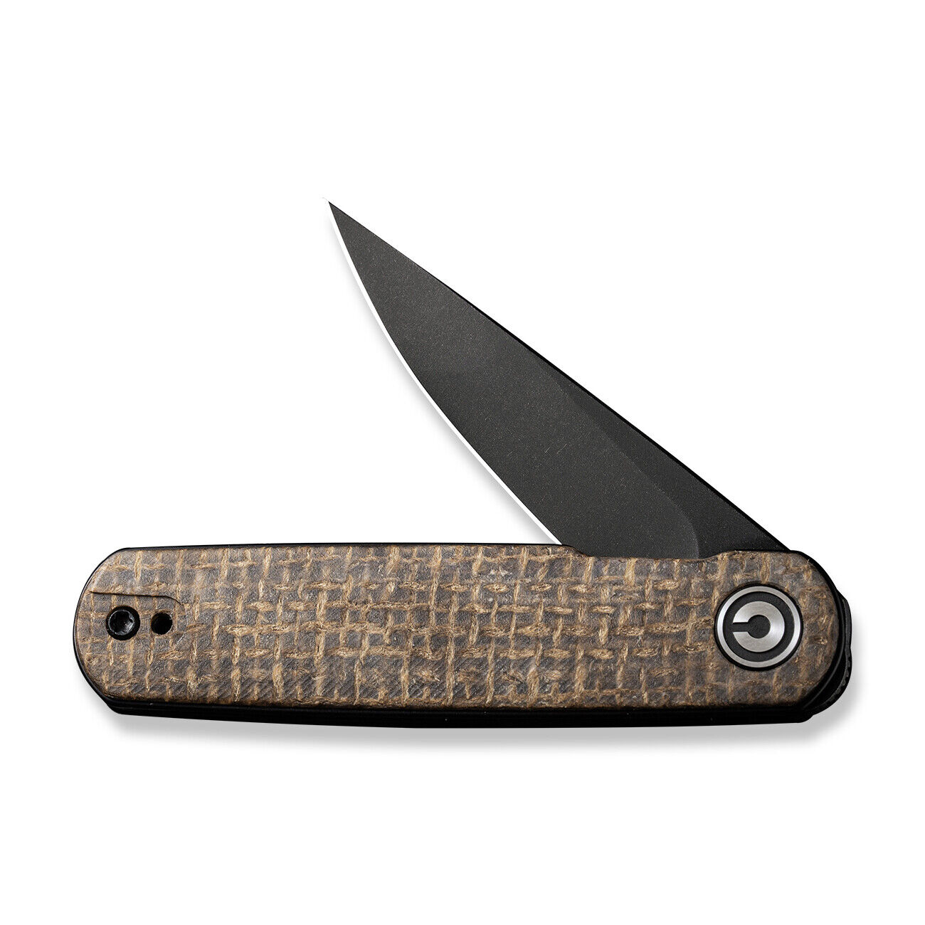Civivi Knives Lumi C20024-5 Liner Lock Brown Burlap Micarta Pocket Knife
