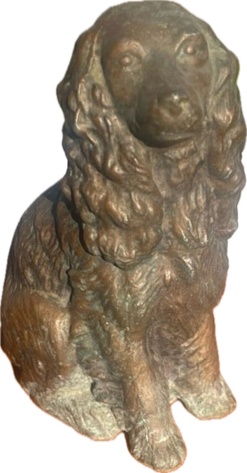 Vintage Cast Lead- Metal Cocker Spaniel Figurine - Dog Statue