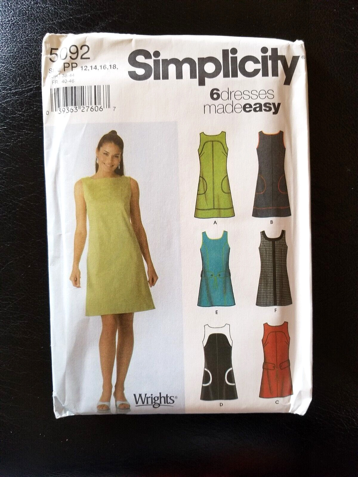 Simplicity 5092 Size PP 12-14-16-18 Sewing Pattern UNCUT 6 Sun Dresses Made Easy