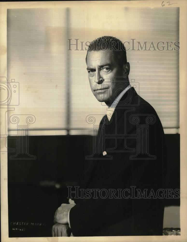 1955 Press Photo Actor Chester Morris - nox60774