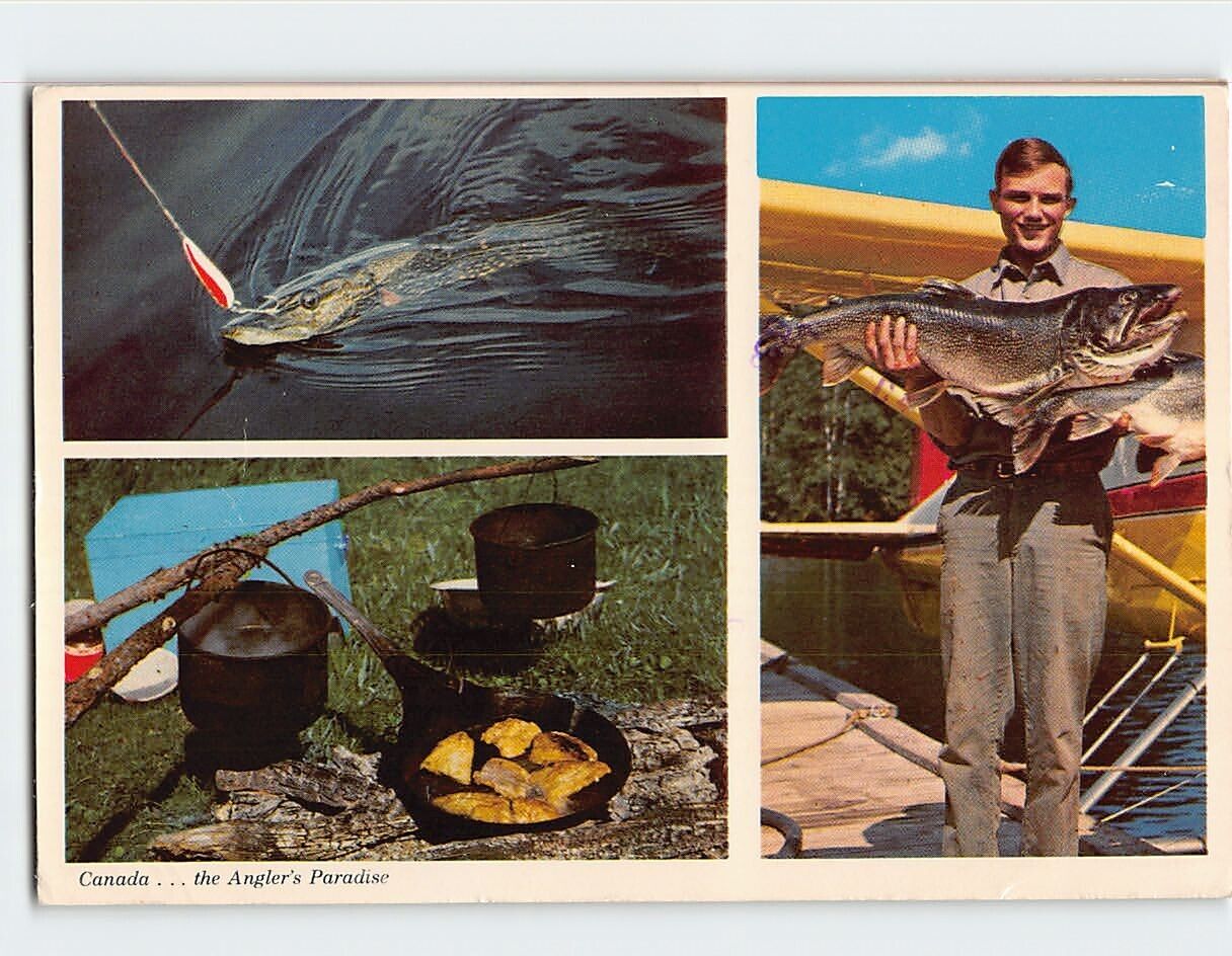 Postcard Canada . . . The Anglers Paradise Canada