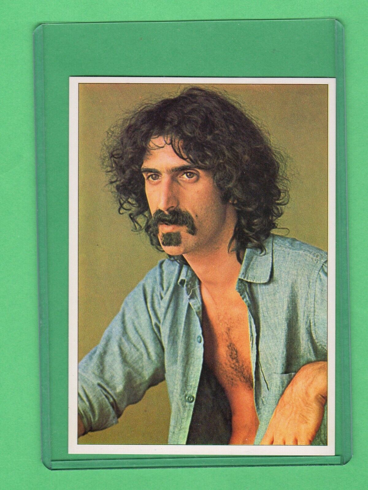 1975 Frank Zappa #23 PANINI POP STARS CARD  Nrmnt