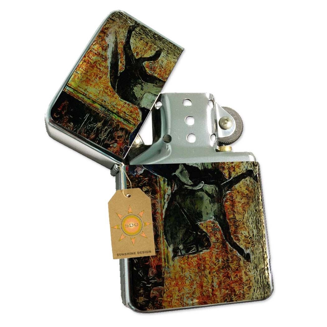 Dappled Gray Andalusian Dressage Fall Colors Pocket Lighter