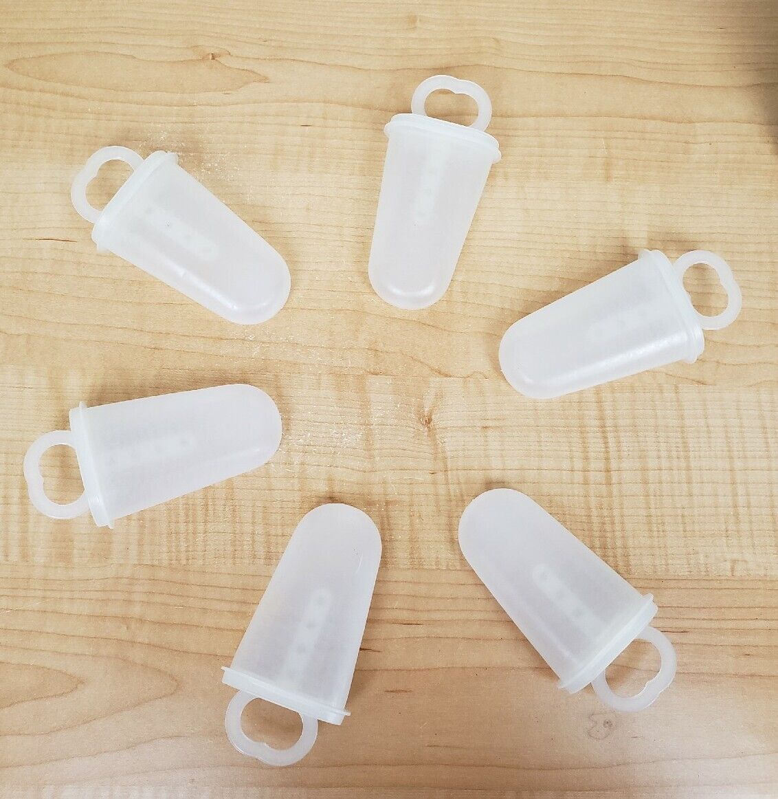 Tupperware Popsicle Mold Set Of 6 Ice Tups 343 344 345