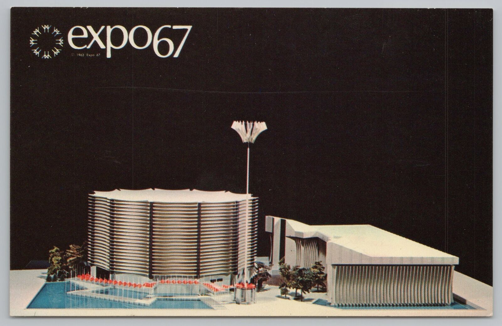 Theme Park & Expo~Canadian Pacific-Cominco Pavilion Expo 67~Vintage Postcard