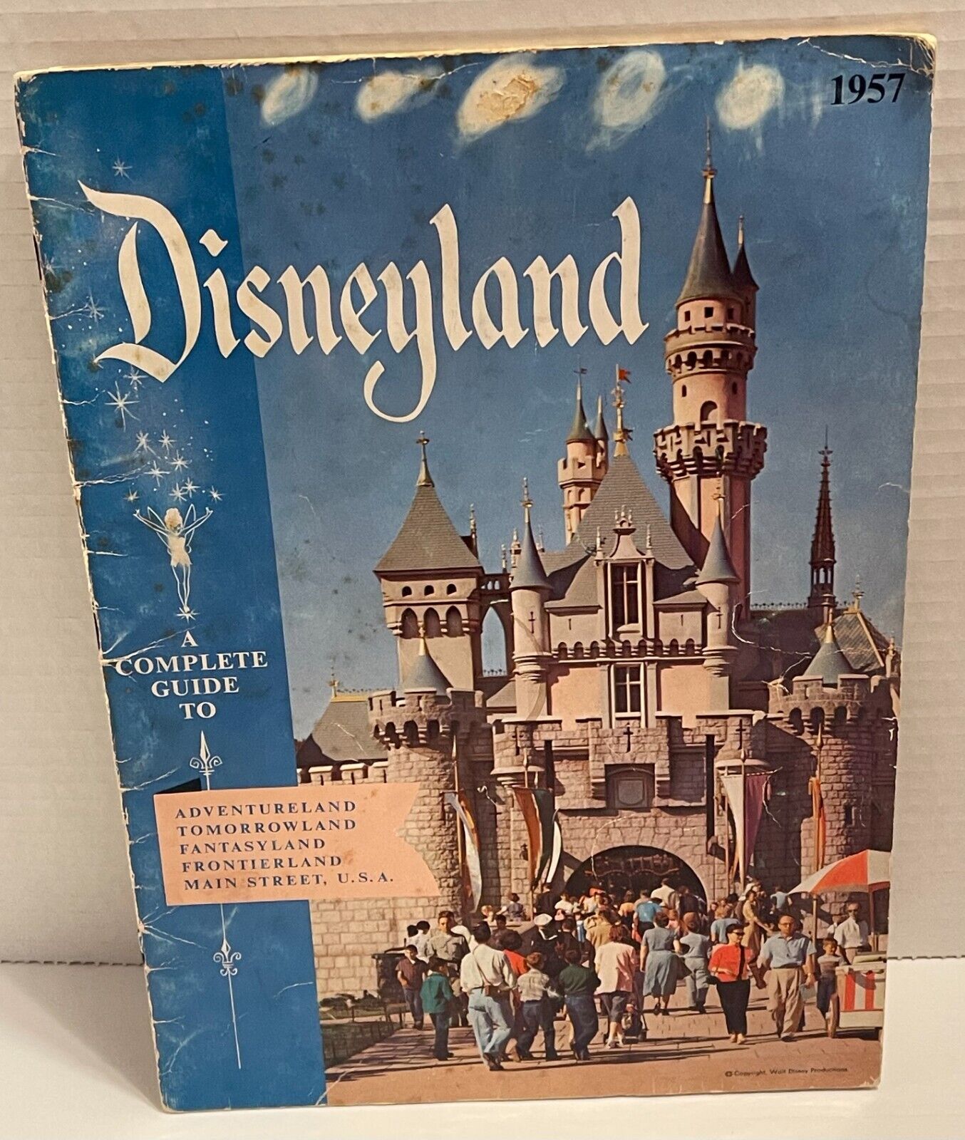 Disneyland Complete Guide 1957 Edition Paperback Book