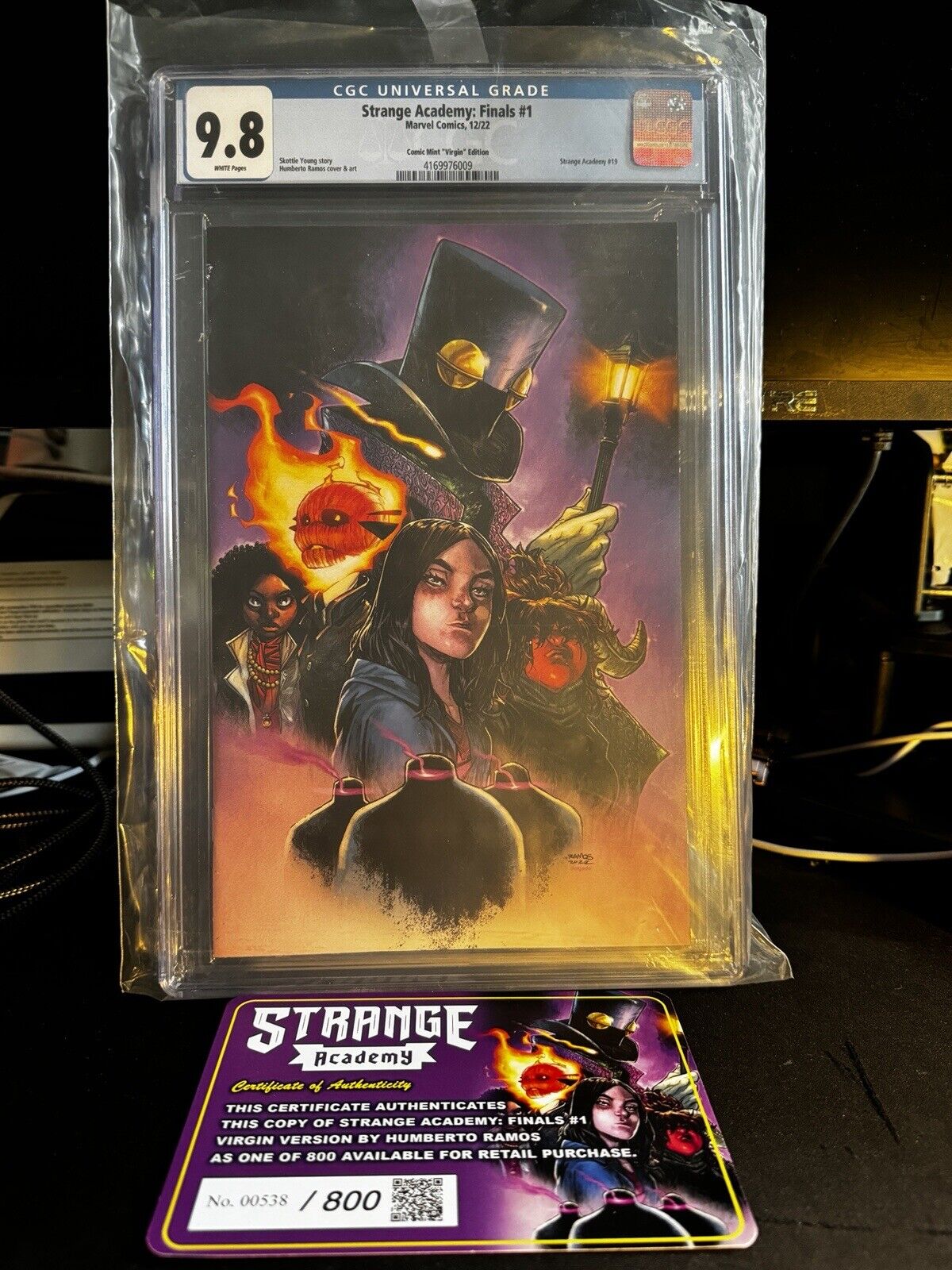 Strange Academy Finals #1 Comic Mint “Virgin”Edition CGC 9.8 00538/800