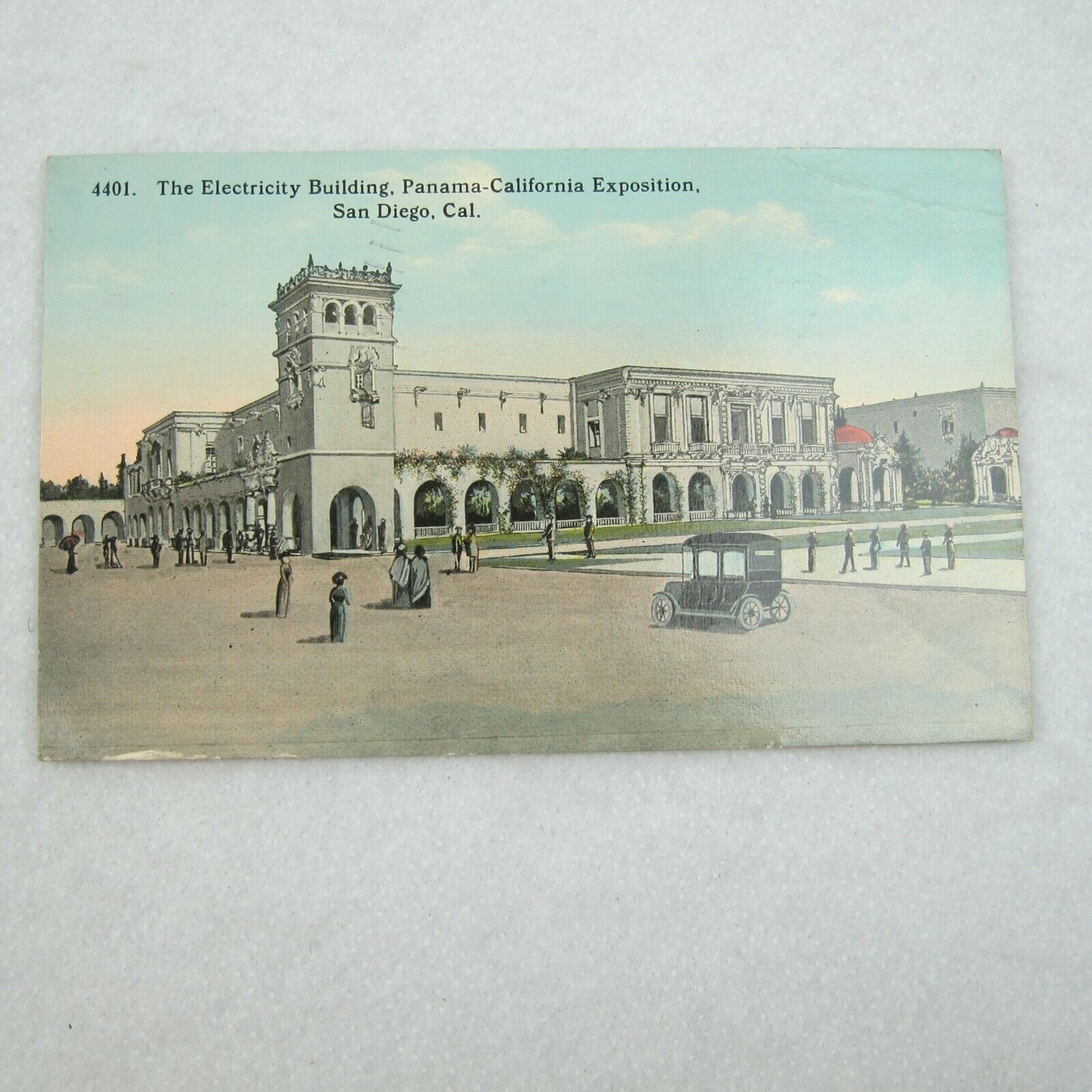 Antique 1915 San Diego Panama California Expo Postcard Electricity Building