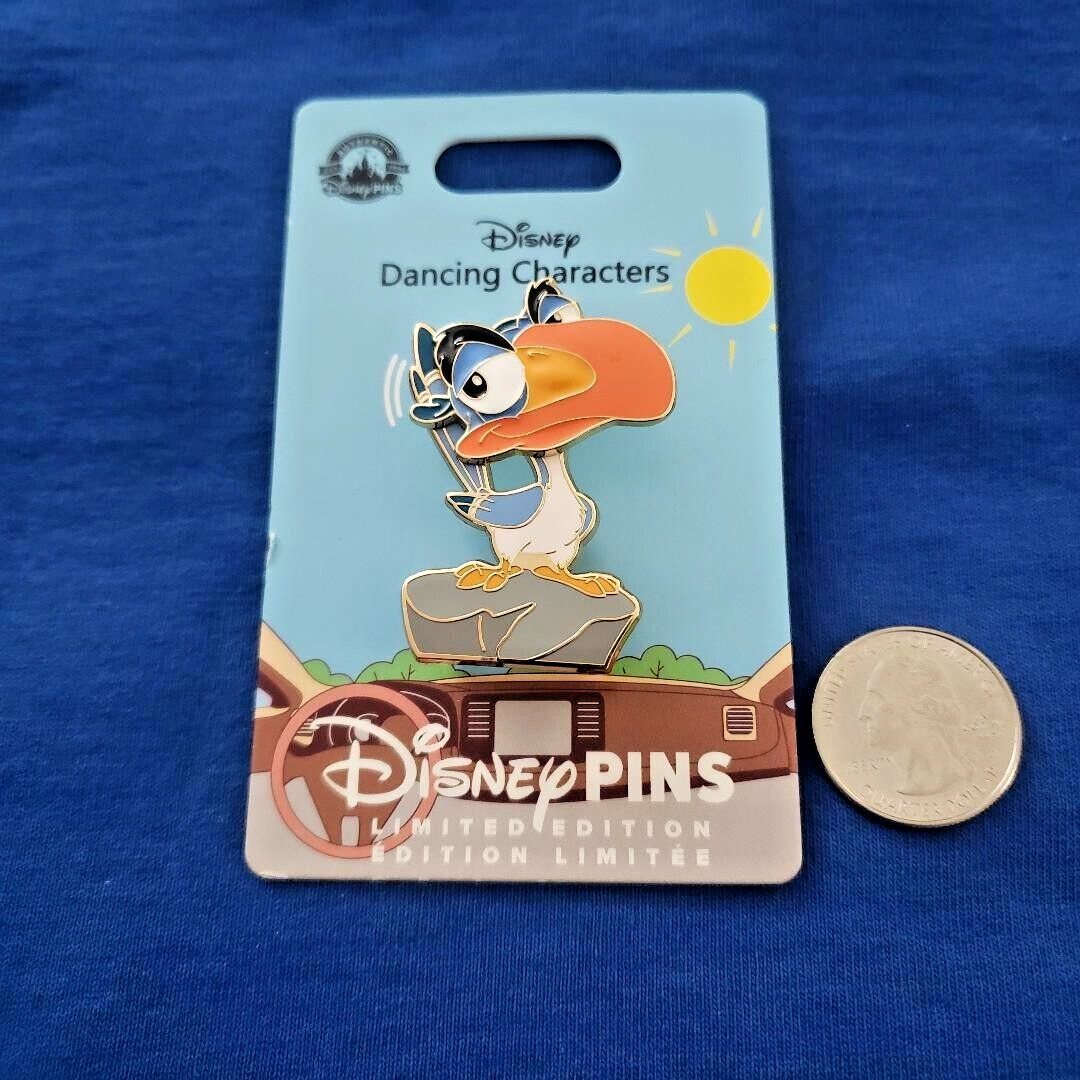 DISNEY 2023 DANCING CHARACTERS ZAZU LION KING MOVING HEAD PIN LIMITED EDITION