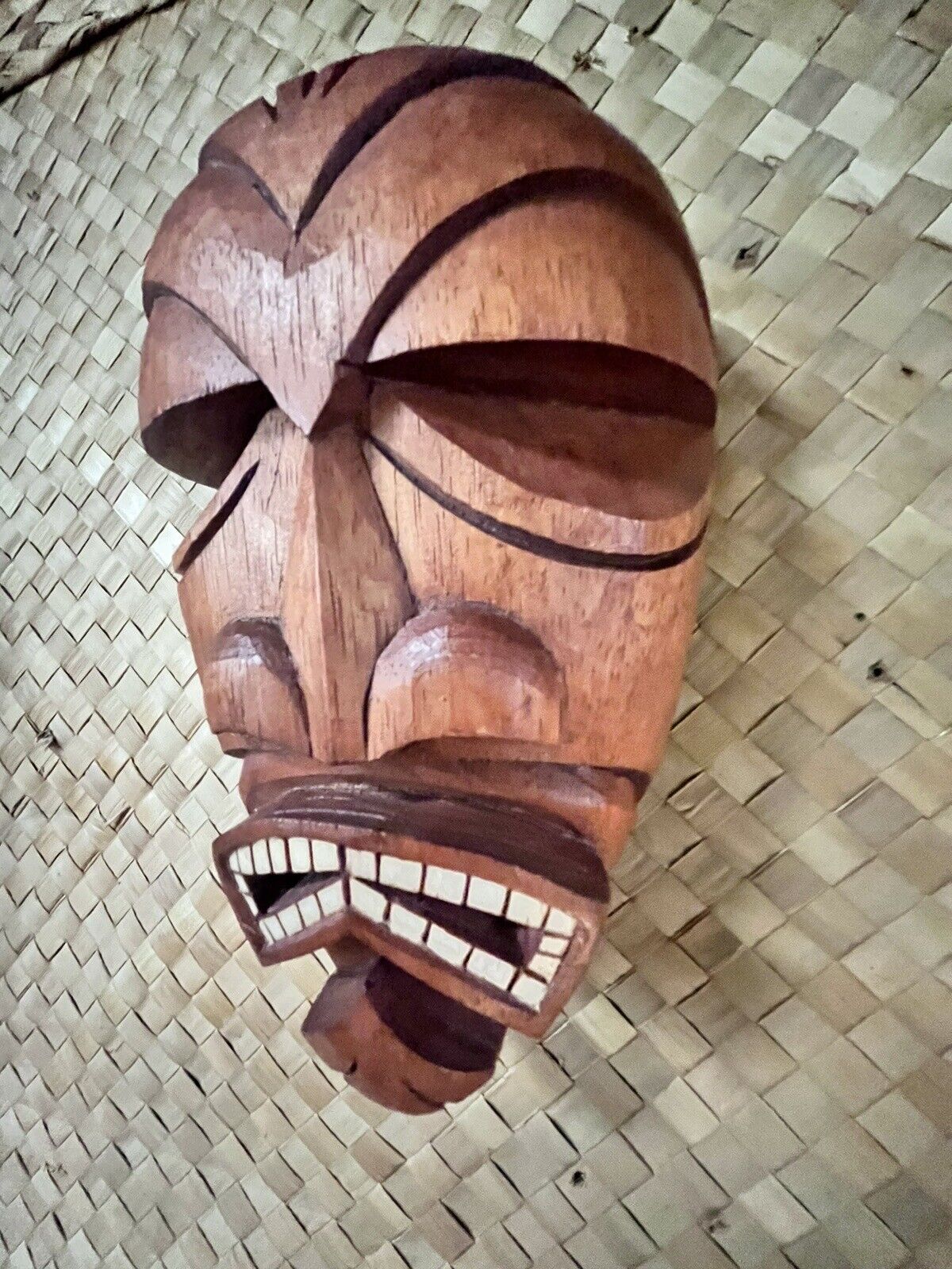 New Marquesan Mini-Mask Doug Horne Designed  by Smokin\' Tikis