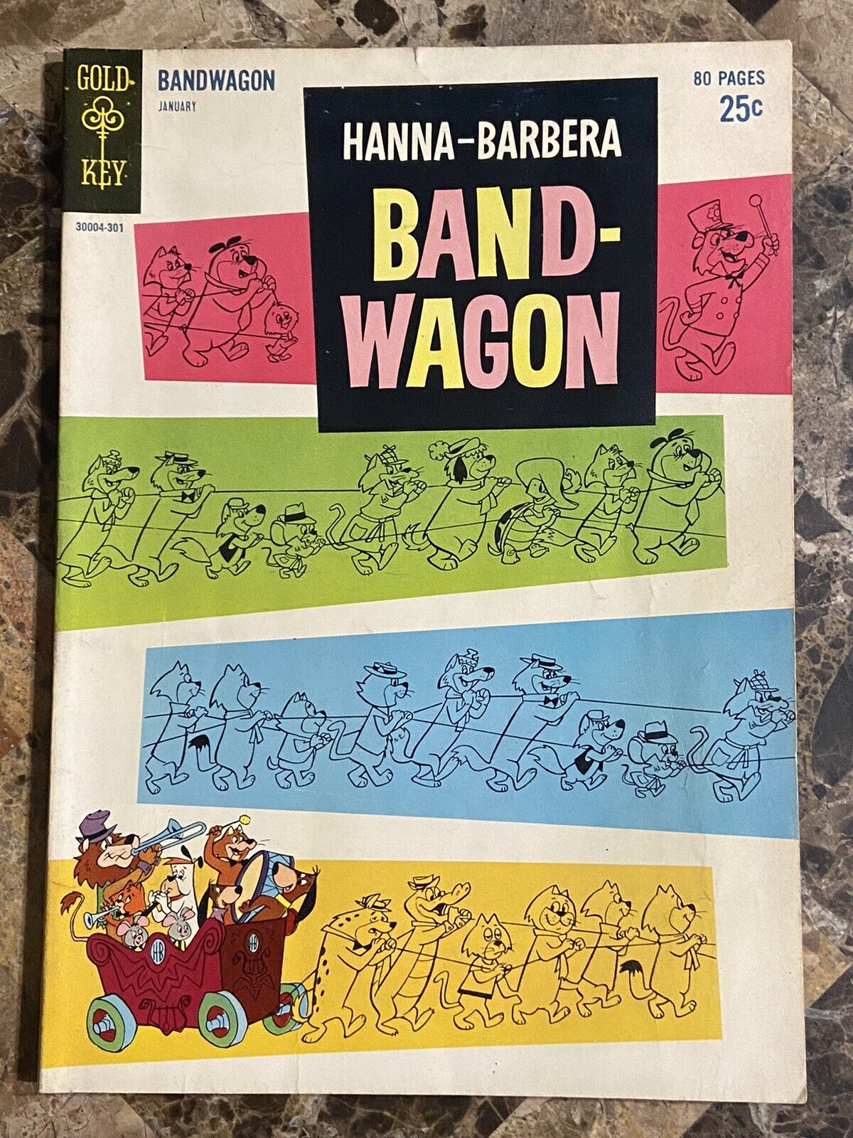 Hanna-Barbera Band Wagon #2 - 80 Pages (Gold Key, 1963) Fine