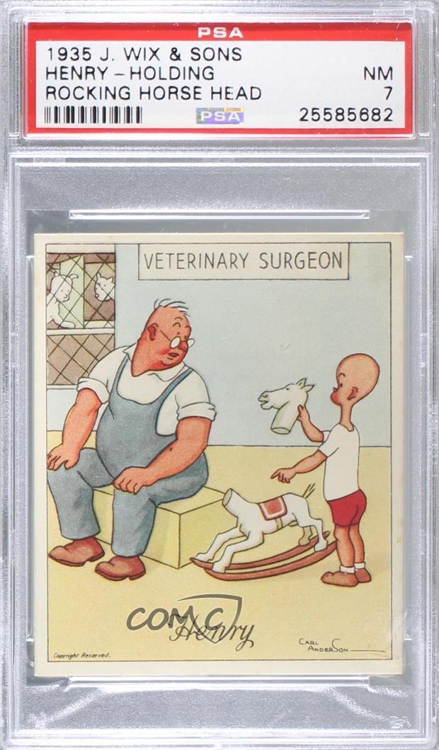 1935-37 Kensitas Henry Tobacco Veterinary Surgeon PSA 7 tv5