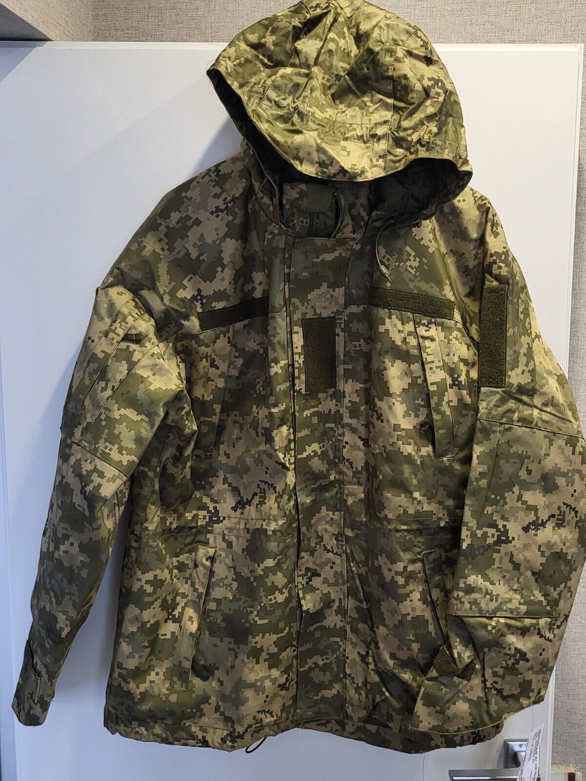 Ukrainian Genuine Winter Combat Jacket Army Tactical Uniform Camo  Size L , NEW 