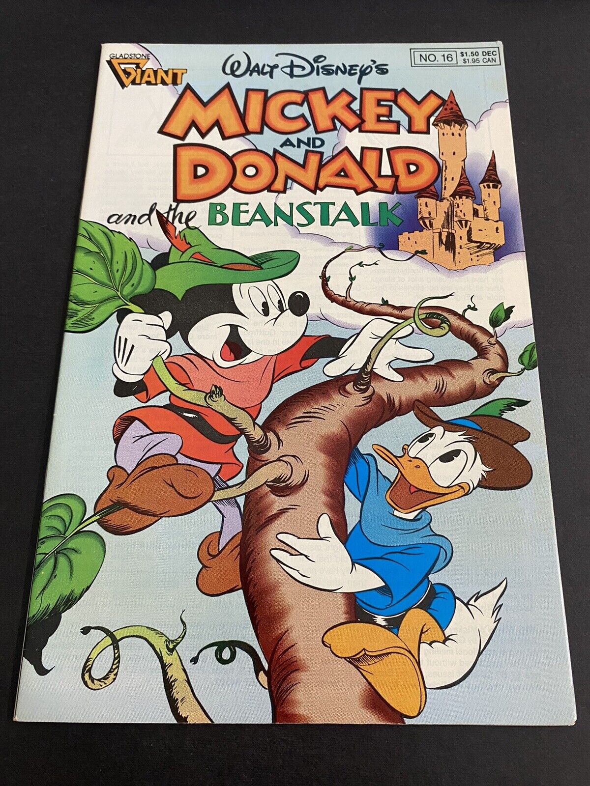 Mickey And Donald 16, Classic Mickey And The Beanstalk story. NM Gladstone 1995