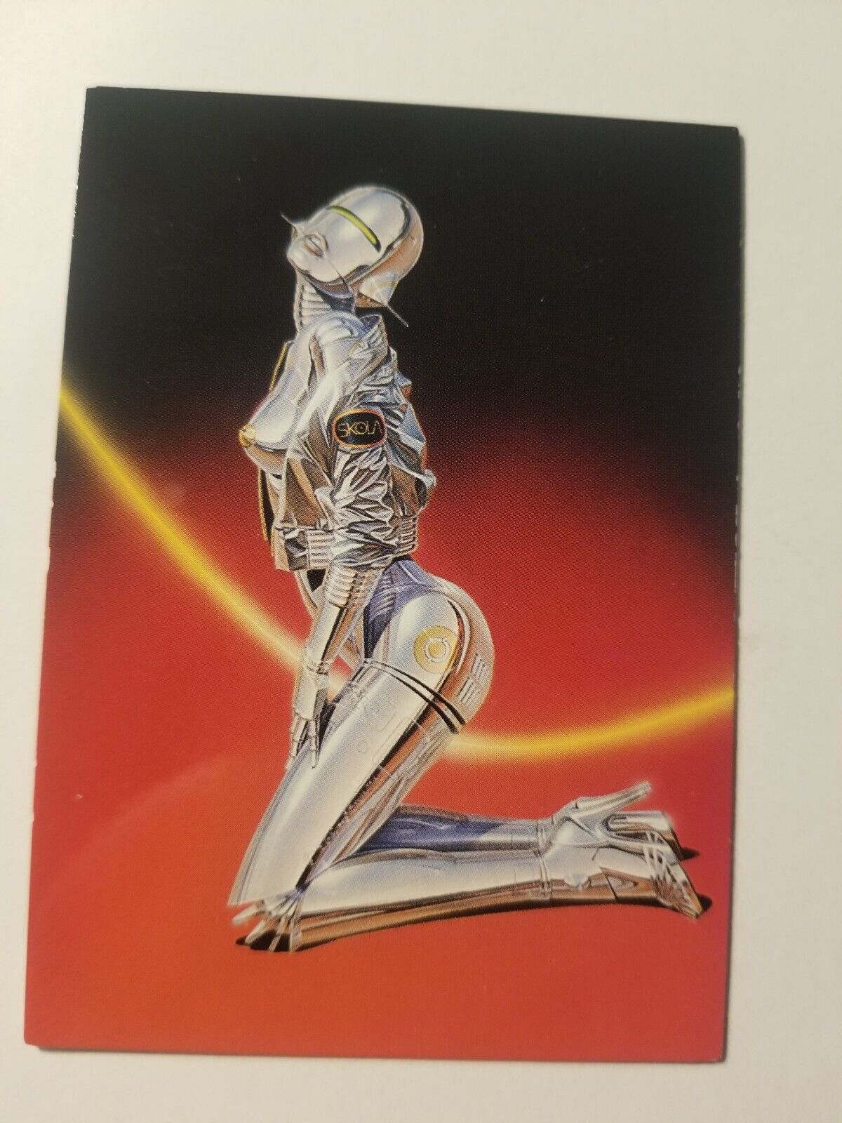 sexy robots and pinups by hajme sorayama #28 Beaming