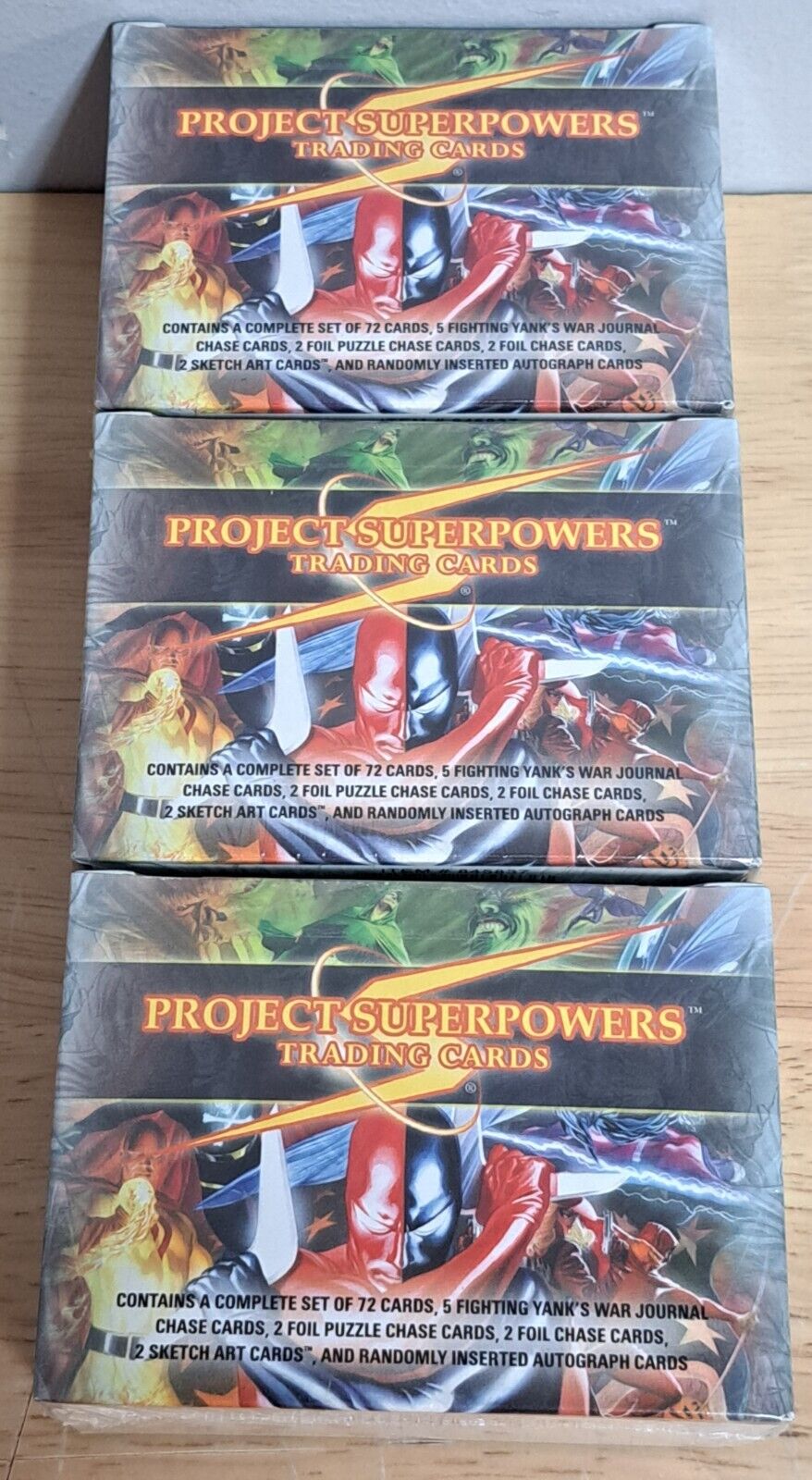 2011 PROJECT SUPERPOWERS SEALED BOX LOT (3)