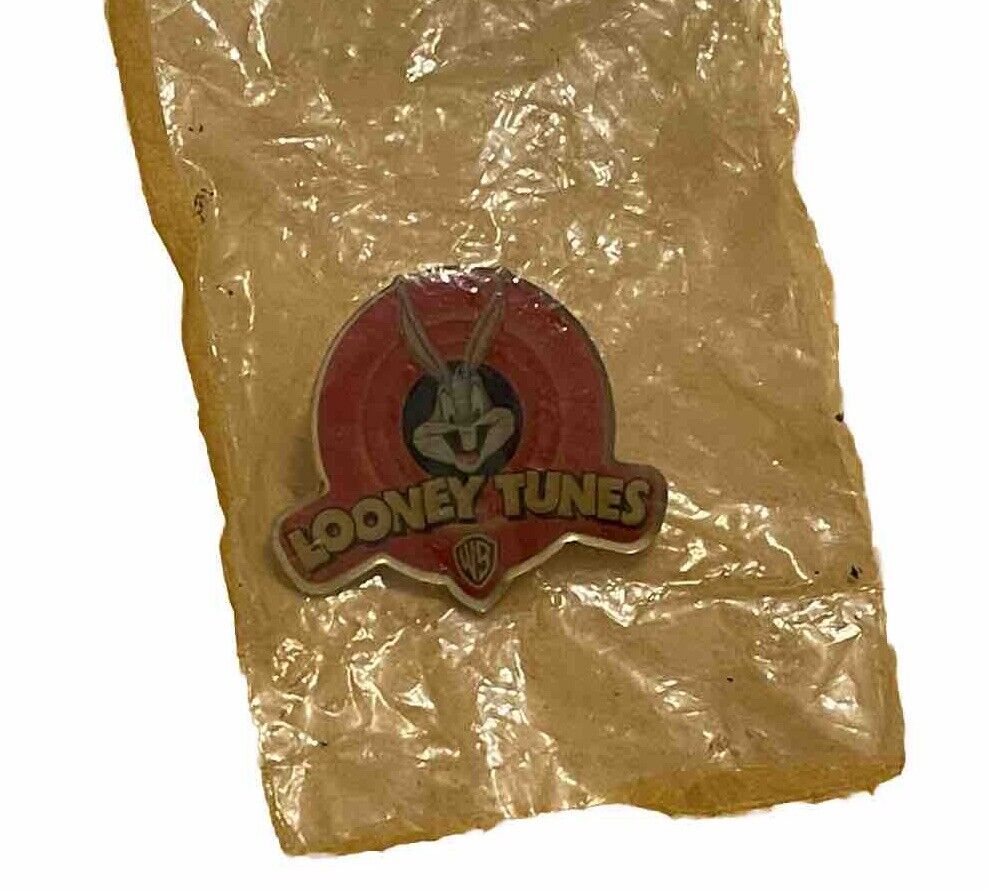 Looney Tunes Bugs Bunny Vintage Pin 1998 Lapel Enamel Collectible Original Bag