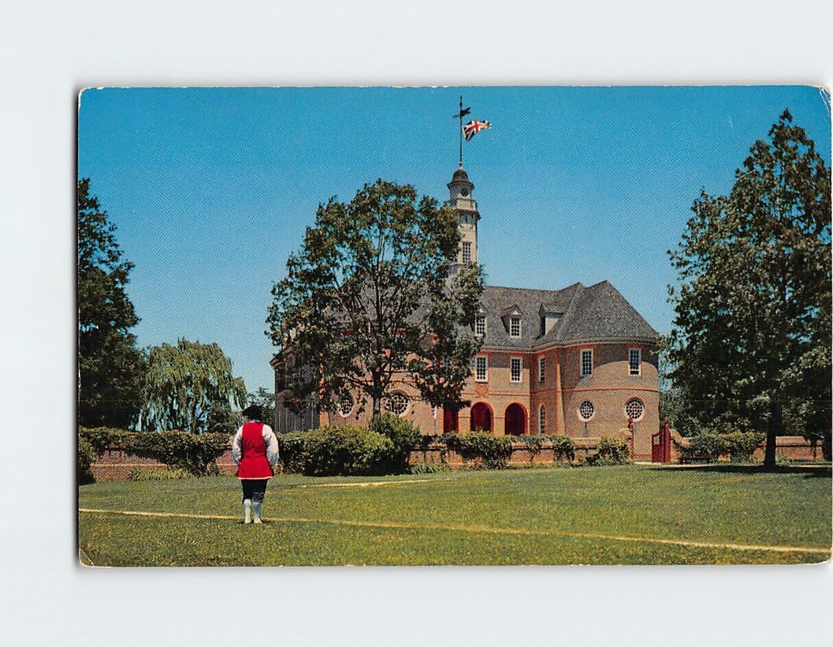 Postcard Colonial Capitol Williamsburg Virginia USA