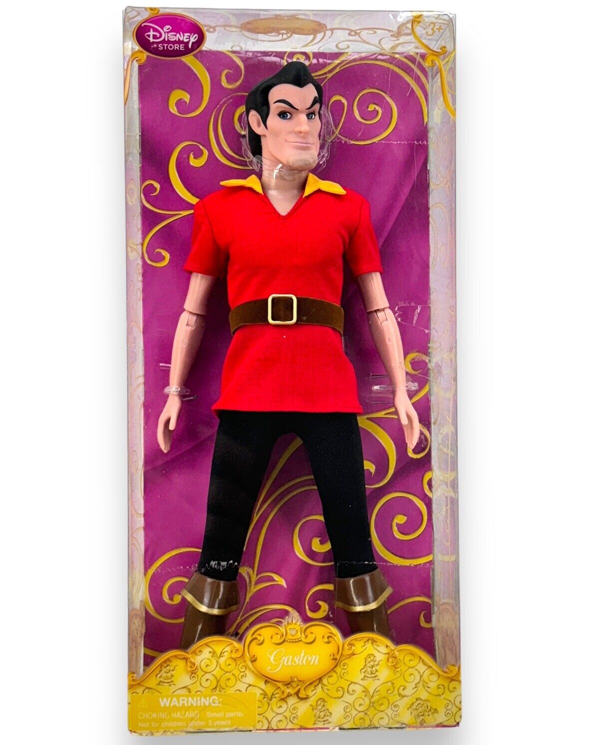 Disney Store Gaston Doll 12\