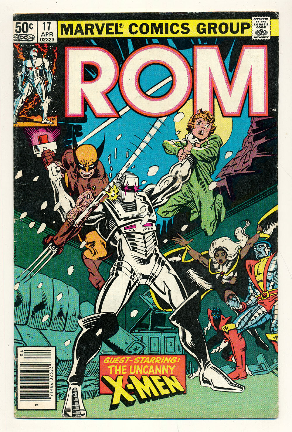 Marvel ROM Comic Book #17 Uncanny X-Man Wolverine Storm 1st App Hybrid 5.0 VG/FN