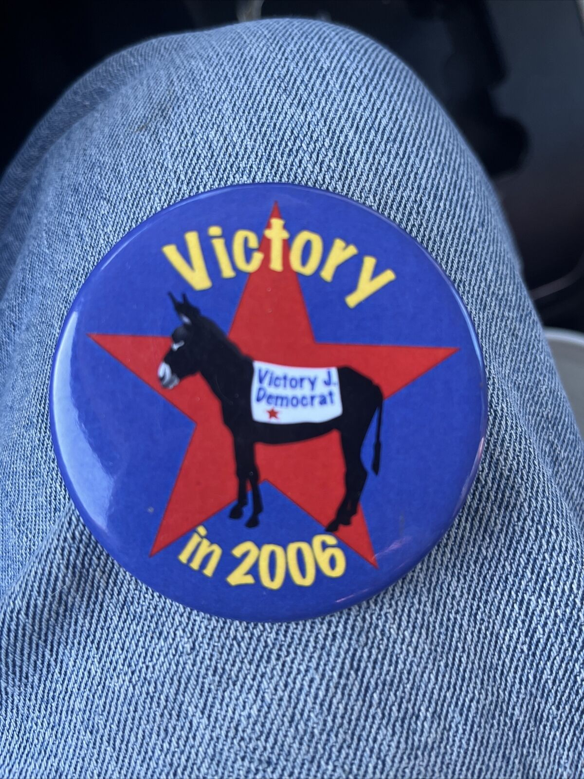 Democratic Victory In 2006  Pin Donkey In Good Condition