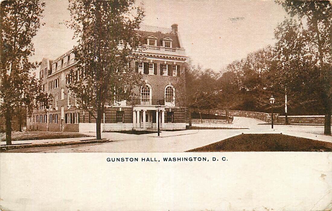 Postcard Gunston Hall, Washington D.C. - used in 1912