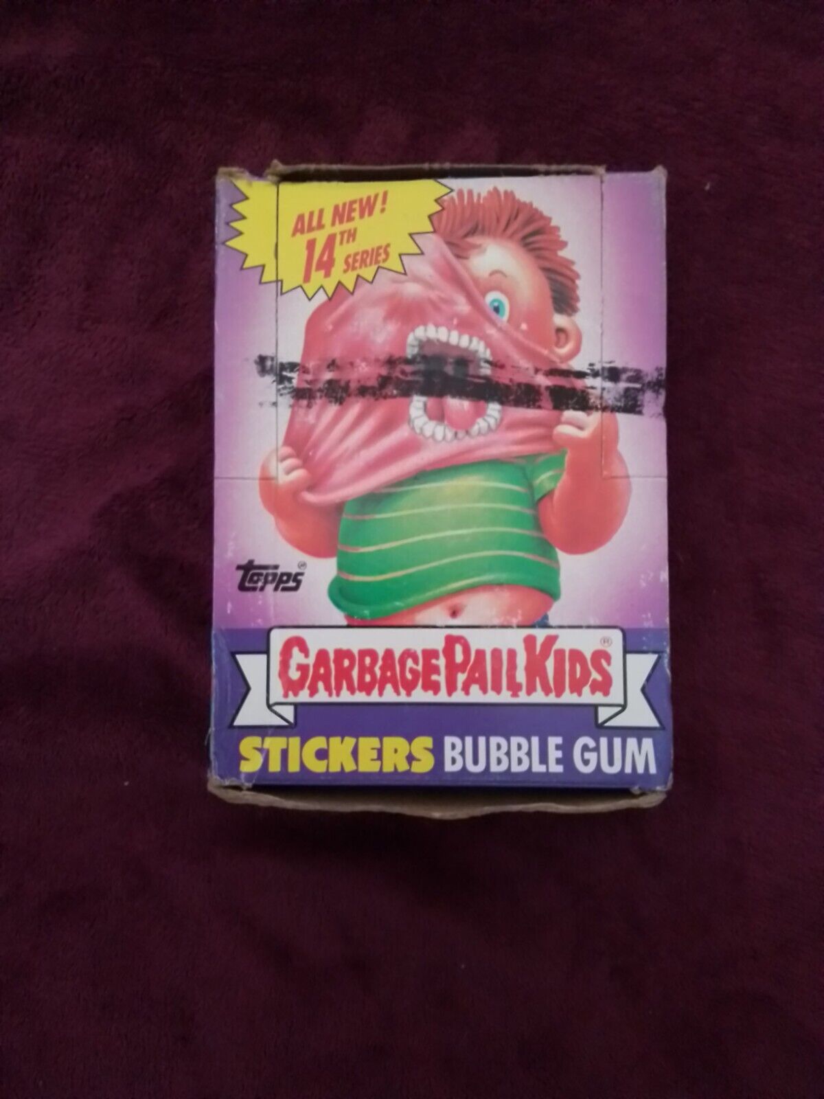 Garbage Pail Kids 1988 Series 14 Box With 48 Unopened Packs + Poster