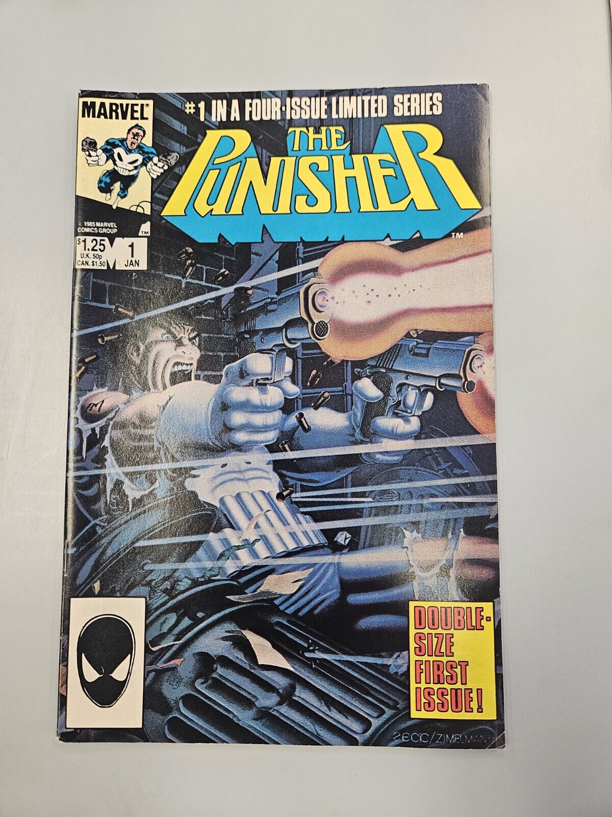 Punisher #1 (Marvel, 1986) 1st Punisher Limited Series - Mike Zeck