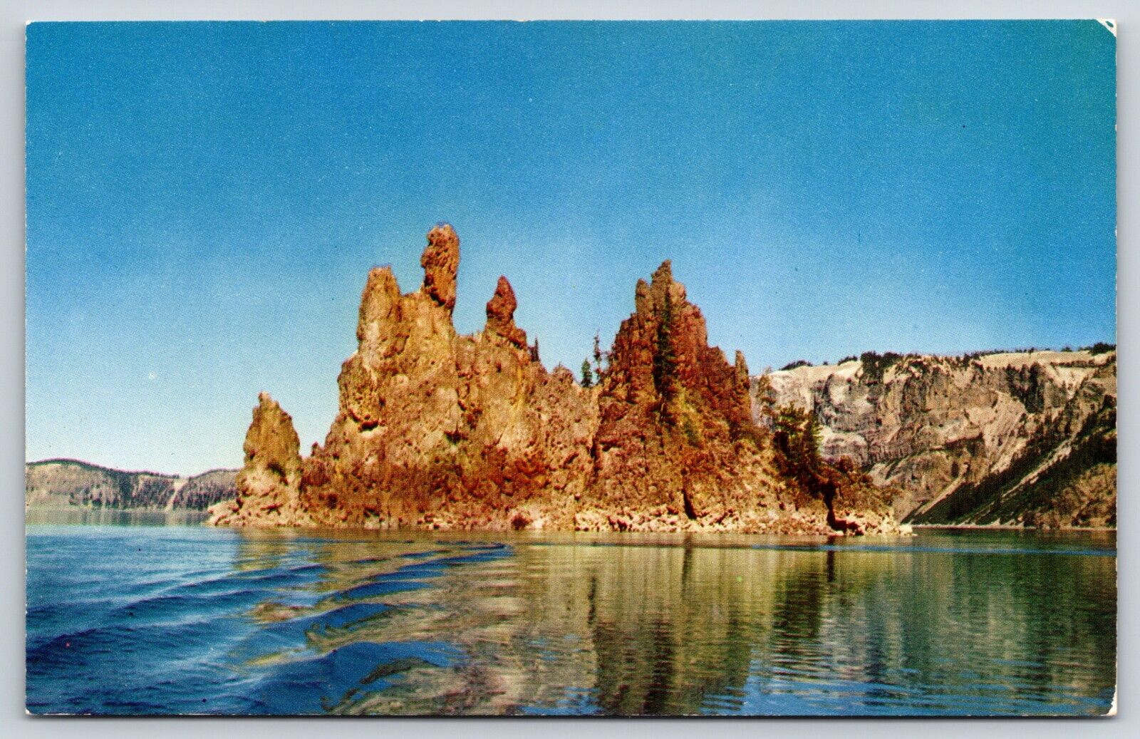 The Phantom Ship Rock Formation Crater Lake National Park Oregon OR Postcard