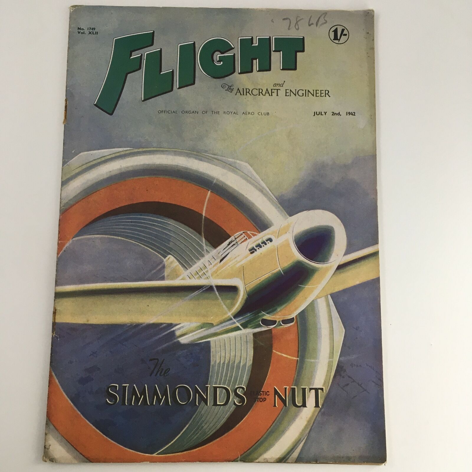 Flight & The Aircraft Engineer Magazine July 2 1942 Simmonds Elastic Stop Nut