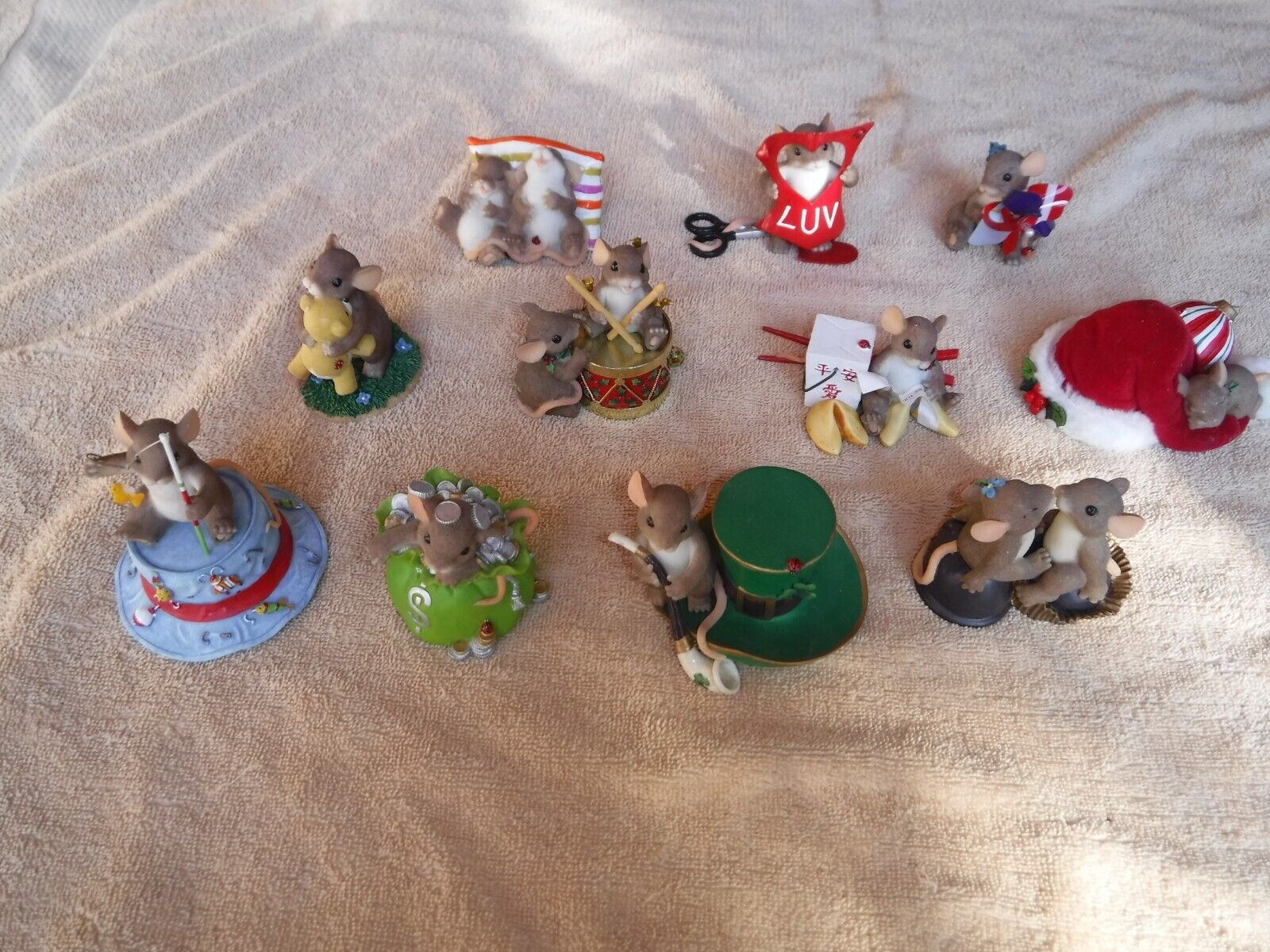 9 Diff. Fitz & Floyd Charming Tails Collection Figurines - Choose 2